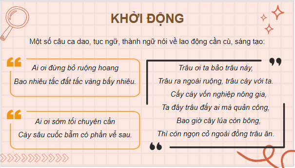 Giáo án điện tử GDCD 8 Kết nối tri thức Bài 3: Lao động cần cù, sáng tạo | PPT Giáo dục công dân 8