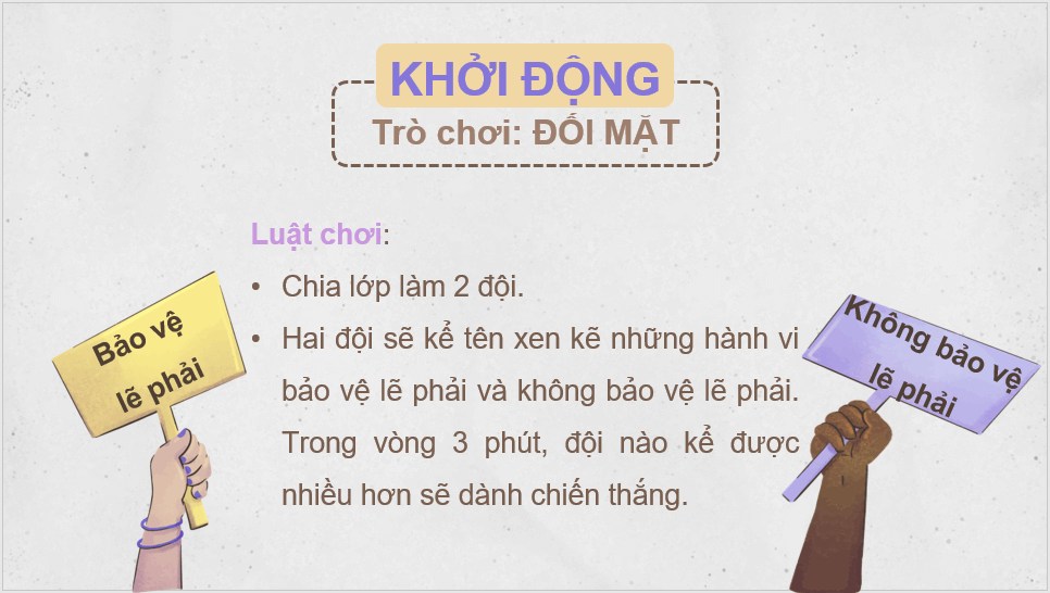 Giáo án điện tử GDCD 8 Chân trời sáng tạo Bài 4: Bảo vệ lẽ phải | PPT Giáo dục công dân 8