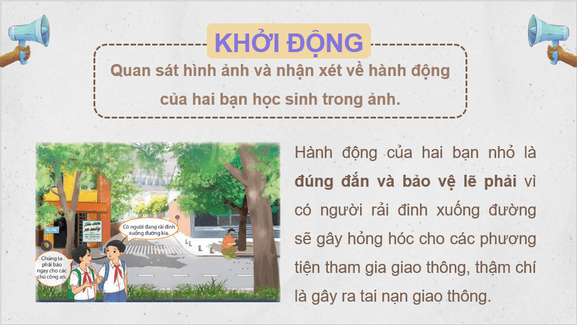 Giáo án điện tử GDCD 8 Chân trời sáng tạo Bài 4: Bảo vệ lẽ phải | PPT Giáo dục công dân 8