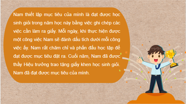 Giáo án điện tử GDCD 8 Cánh diều Bài 7: Xác định mục tiêu cá nhân | PPT Giáo dục công dân 8