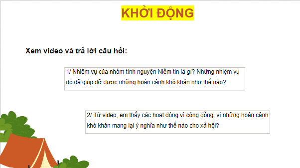 Giáo án điện tử GDCD 9 Kết nối tri thức Bài 3: Tích cực tham gia các hoạt động cộng đồng | PPT Giáo dục công dân 9