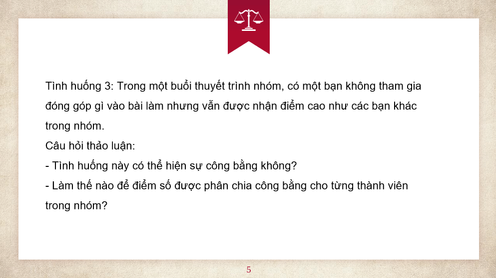 Giáo án điện tử GDCD 9 Chân trời sáng tạo Bài 4: Khách quan và công bằng | PPT Giáo dục công dân 9