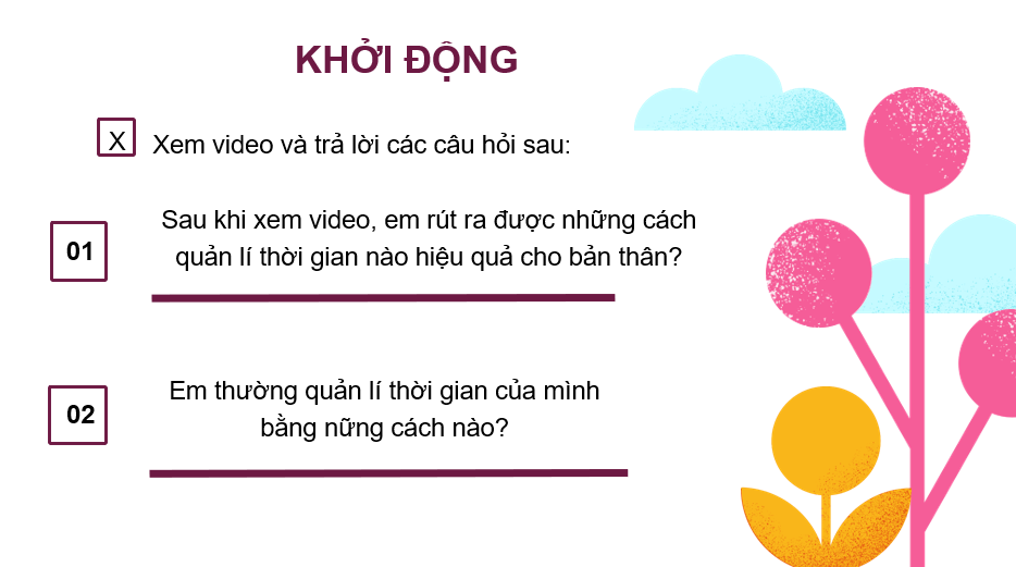 Giáo án điện tử GDCD 9 Cánh diều Bài 6: Quản lí thời gian hiệu quả | PPT Giáo dục công dân 9