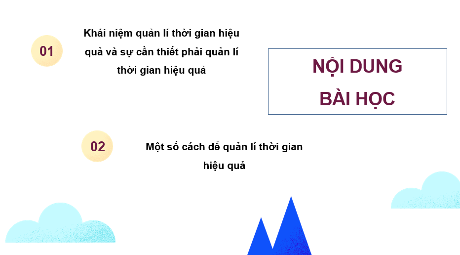 Giáo án điện tử GDCD 9 Cánh diều Bài 6: Quản lí thời gian hiệu quả | PPT Giáo dục công dân 9