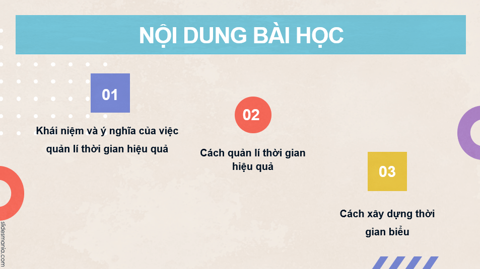 Giáo án điện tử GDCD 9 Chân trời sáng tạo Bài 6: Quản lí thời gian hiệu quả | PPT Giáo dục công dân 9