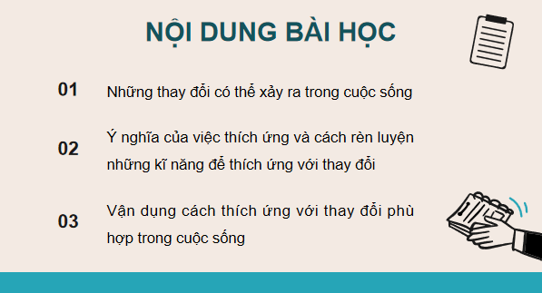 Giáo án điện tử GDCD 9 Chân trời sáng tạo Bài 7: Thích ứng với thay đổi | PPT Giáo dục công dân 9
