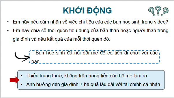 Giáo án điện tử GDCD 9 Chân trời sáng tạo Bài 8: Tiêu dùng thông minh | PPT Giáo dục công dân 9