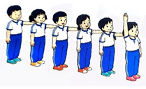 Giáo án Giáo dục thể chất lớp 1 Kết nối tri thức Bài 2: Tập hợp đội hình hàng dọc, dóng hàng, điểm số (ảnh 2)