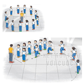 Giáo án Giáo dục thể chất lớp 2 Kết nối tri thức Bài 1: Chuyển đội hình hàng dọc thành đội hình vòng tròn và ngược lại