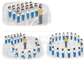 Giáo án Giáo dục thể chất lớp 2 Kết nối tri thức Bài 2: Chuyển đội hình hàng ngang thành đội hình vòng tròn và ngược lại