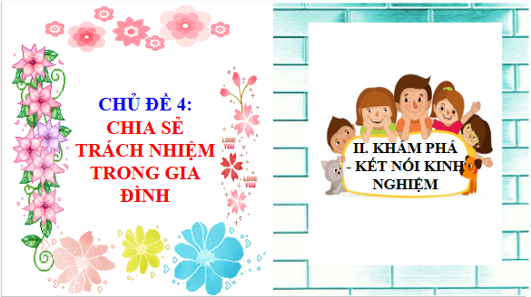 Giáo án điện tử HĐTN 7 Chân trời sáng tạo Chủ đề 4: Chia sẻ trách nhiệm trong gia đình | PPT Hoạt động trải nghiệm 7