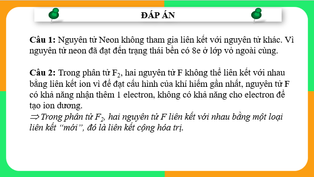 Giáo án điện tử Hóa 10 Chân trời sáng tạo Bài 10: Liên kết cộng hóa trị | PPT Hóa học 10