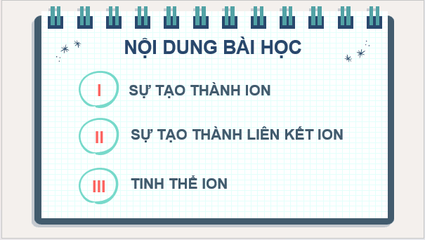 Giáo án điện tử Hóa 10 Kết nối tri thức Bài 11: Liên kết ion | PPT Hóa học 10