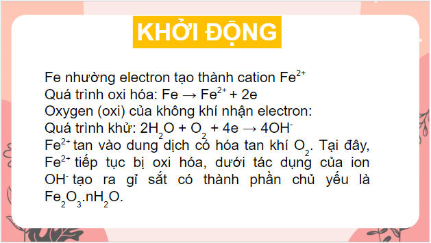 Giáo án điện tử Hóa 10 Cánh diều Bài 13: Phản ứng oxi hóa – khử | PPT Hóa học 10