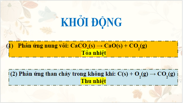 Giáo án điện tử Hóa 10 Cánh diều Bài 14: Phản ứng hóa học và enthalpy | PPT Hóa học 10