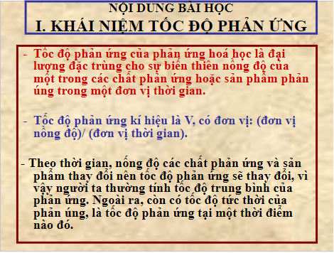 Giáo án điện tử Hóa 10 Chân trời sáng tạo Bài 15: Phương trình tốc độ phản ứng và hằng số tốc độ phản ứng | PPT Hóa học 10