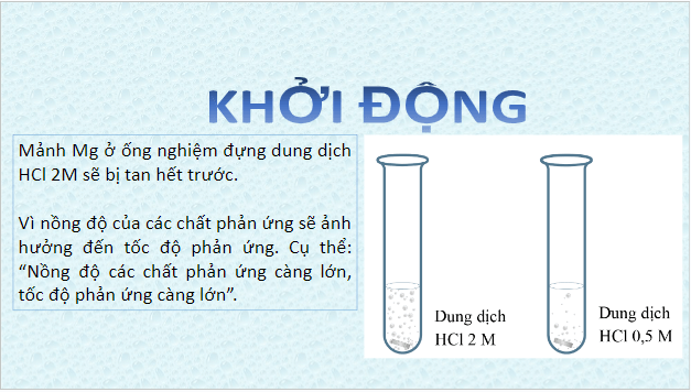 Giáo án điện tử Hóa 10 Cánh diều Bài 16: Tốc độ phản ứng hóa học | PPT Hóa học 10