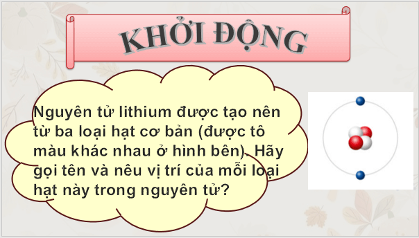 Giáo án điện tử Hóa 10 Cánh diều Bài 2: Các thành phần của nguyên tử | PPT Hóa học 10