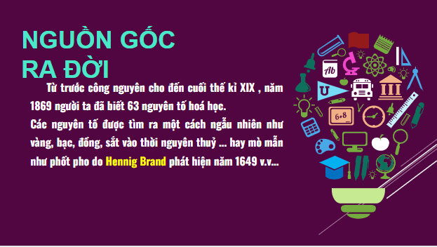 Giáo án điện tử Hóa 10 Chân trời sáng tạo Bài 5: Cấu tạo bảng tuần hoàn các nguyên tố hóa học | PPT Hóa học 10