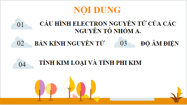 Giáo án điện tử Hóa 10 Kết nối tri thức Bài 6: Xu hướng biến đổi một số tính chất của nguyên tử các nguyên tố trong một nhóm | PPT Hóa học 10