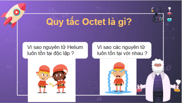 Giáo án điện tử Hóa 10 Chân trời sáng tạo Bài 8: Quy tắc octet | PPT Hóa học 10