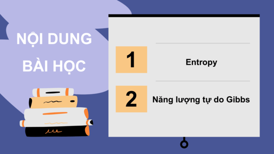 Giáo án điện tử Chuyên đề Hóa 10 Kết nối tri thức Bài 4: Entropy và biến thiên năng lượng tự do Gibbs | PPT Chuyên đề Hóa học 10
