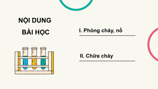 Giáo án điện tử Chuyên đề Hóa 10 Kết nối tri thức Bài 8: Phòng chống cháy, nổ | PPT Chuyên đề Hóa học 10