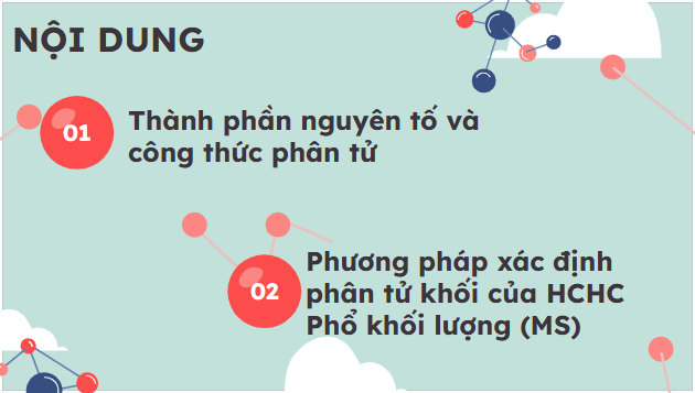 Giáo án điện tử Hóa 11 Cánh diều Bài 10: Công thức phân tử hợp chất hữu cơ | PPT Hóa học 11