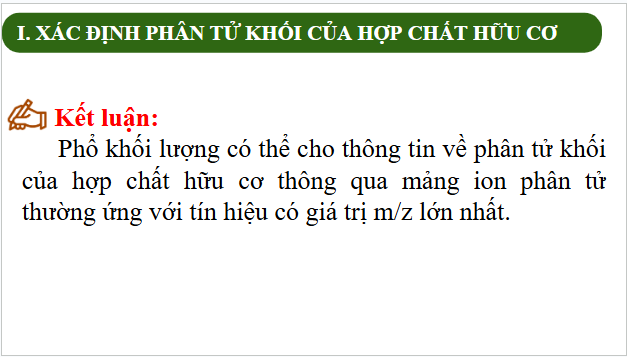 Giáo án điện tử Hóa 11 Chân trời sáng tạo Bài 10: Công thức phân tử hợp chất hữu cơ | PPT Hóa học 11