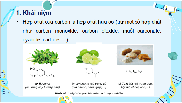 Giáo án điện tử Hóa 11 Kết nối tri thức Bài 10: Hợp chất hữu cơ và hoá học hữu cơ | PPT Hóa học 11