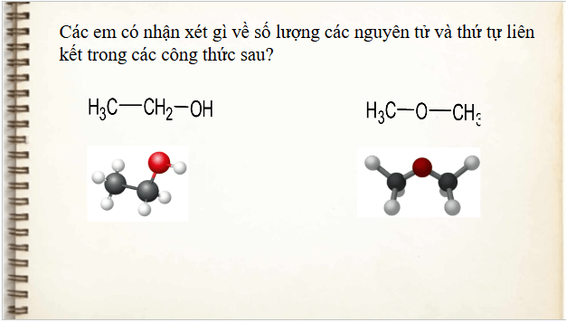 Giáo án điện tử Hóa 11 Cánh diều Bài 11: Cấu tạo hoá học của hợp chất hữu cơ | PPT Hóa học 11