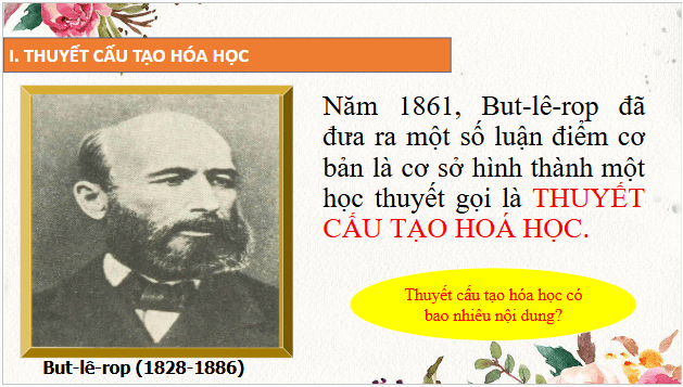 Giáo án điện tử Hóa 11 Cánh diều Bài 11: Cấu tạo hoá học của hợp chất hữu cơ | PPT Hóa học 11