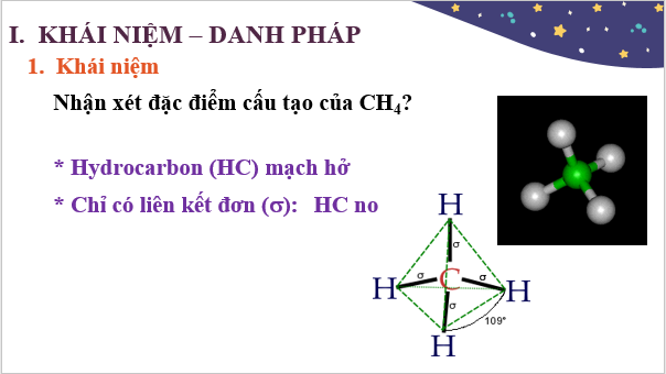 Giáo án điện tử Hóa 11 Cánh diều Bài 12: Alkane | PPT Hóa học 11