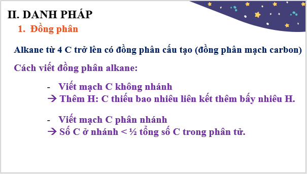 Giáo án điện tử Hóa 11 Chân trời sáng tạo Bài 12: Alkane | PPT Hóa học 11