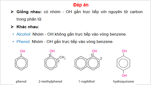 Giáo án điện tử Hóa 11 Chân trời sáng tạo Bài 17: Phenol | PPT Hóa học 11