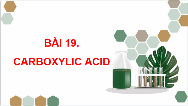 Giáo án điện tử Hóa 11 Chân trời sáng tạo Bài 19: Carboxylic acid | PPT Hóa học 11