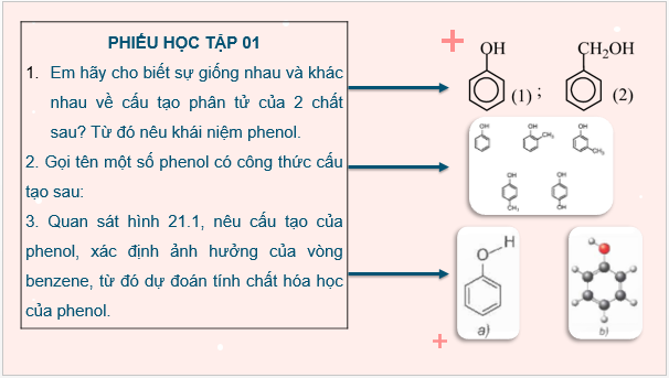 Giáo án điện tử Hóa 11 Kết nối tri thức Bài 21: Phenol | PPT Hóa học 11