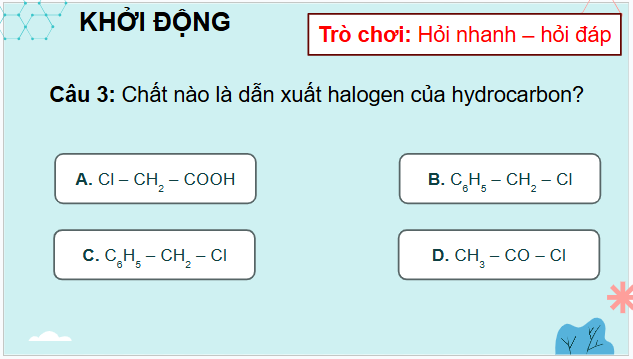 Giáo án điện tử Hóa 11 Kết nối tri thức Bài 22: Ôn tập chương 5 | PPT Hóa học 11