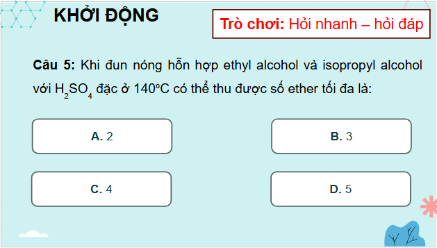 Giáo án điện tử Hóa 11 Kết nối tri thức Bài 22: Ôn tập chương 5 | PPT Hóa học 11