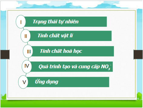 Giáo án điện tử Hóa 11 Chân trời sáng tạo Bài 3: Đơn chất nitrogen | PPT Hóa học 11