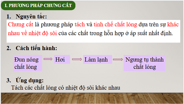 Giáo án điện tử Hóa 11 Chân trời sáng tạo Bài 9: Phương pháp tách và tinh chế hợp chất hữu cơ | PPT Hóa học 11