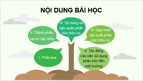 Giáo án điện tử Chuyên đề Hóa 11 Kết nối tri thức Bài 3: Phân bón hữu cơ | PPT Chuyên đề Hóa học 11