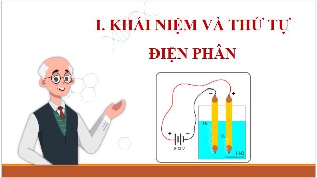 Giáo án điện tử Hóa 12 Cánh diều Bài 12: Điện phân | PPT Hóa học 12