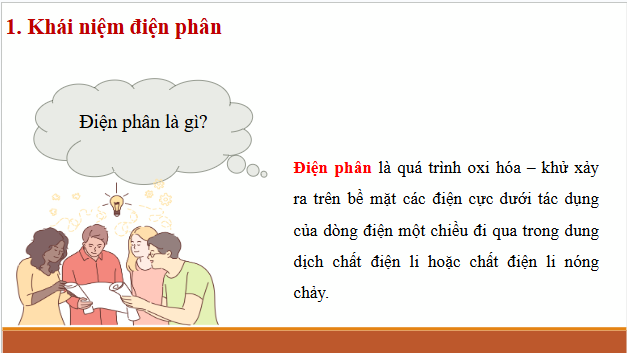 Giáo án điện tử Hóa 12 Cánh diều Bài 12: Điện phân | PPT Hóa học 12