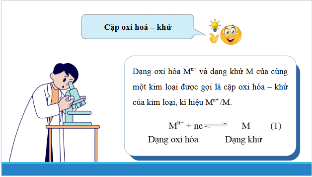 Giáo án điện tử Hóa 12 Chân trời Bài 12: Thế điện cực và nguồn điện hoá học | PPT Hóa học 12 Chân trời sáng tạo