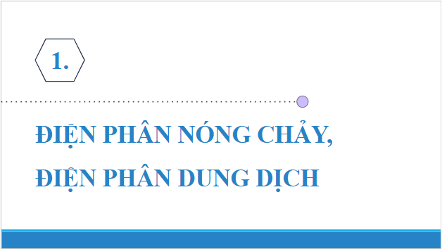 Giáo án điện tử Hóa 12 Chân trời Bài 13: Điện phân | PPT Hóa học 12 Chân trời sáng tạo