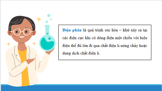 Giáo án điện tử Hóa 12 Chân trời Bài 13: Điện phân | PPT Hóa học 12 Chân trời sáng tạo