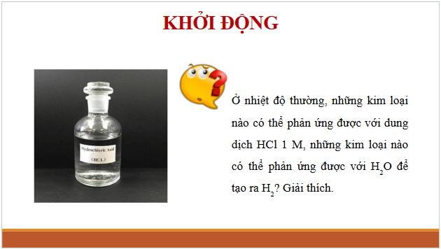 Giáo án điện tử Hóa 12 Cánh diều Bài 14: Tính chất hoá học của kim loại | PPT Hóa học 12