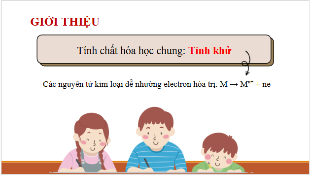 Giáo án điện tử Hóa 12 Cánh diều Bài 14: Tính chất hoá học của kim loại | PPT Hóa học 12