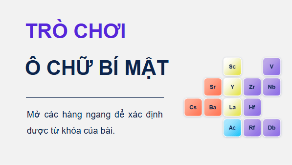 Giáo án điện tử Hóa 12 Chân trời Bài 19: Đại cương về kim loại chuyển tiếp dãy thứ nhất | PPT Hóa học 12 Chân trời sáng tạo